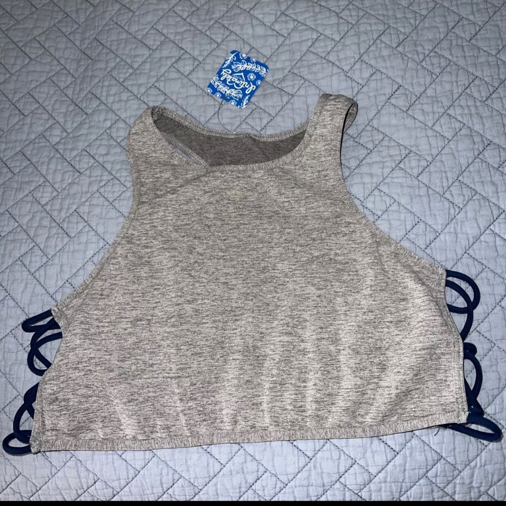 Free People Intimately Racerback Crisscross Bralette Sz M/L